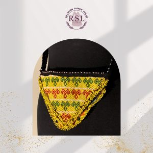 Yellow Beaded Afghan Tribal Handbag