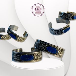 Afghani Hammered Lapis Lazuli Bracelet – Tribal Ethnic Cuff