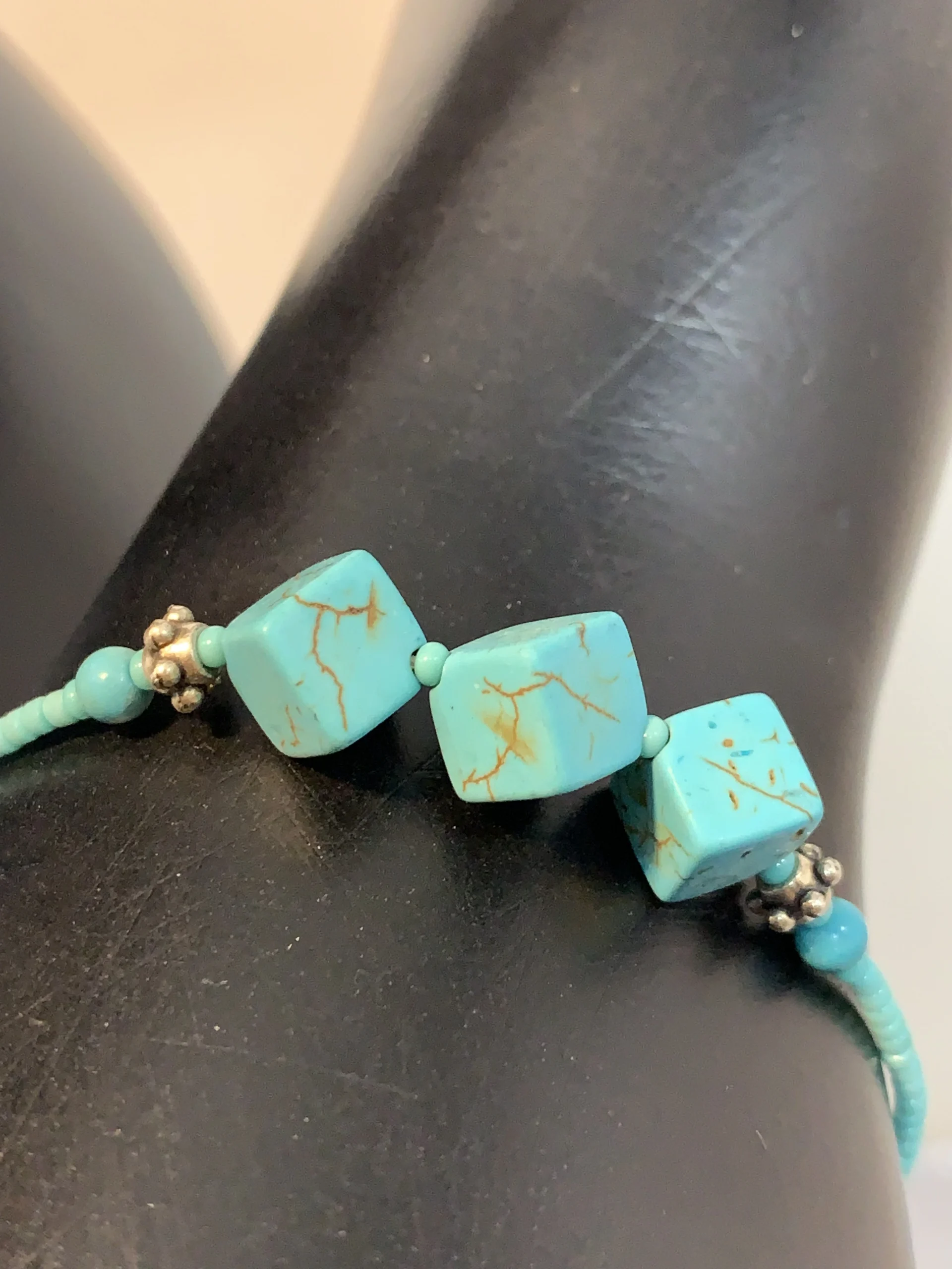 Blue Howlite Statement Bracelet - Image 3