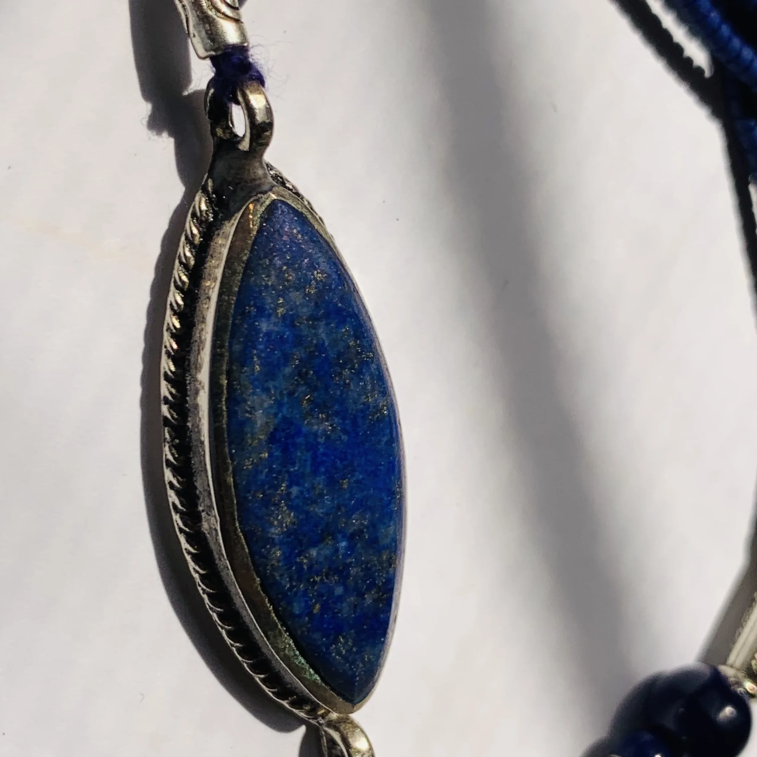 Afghan Blue Lapis Bead Bracelets - Image 2