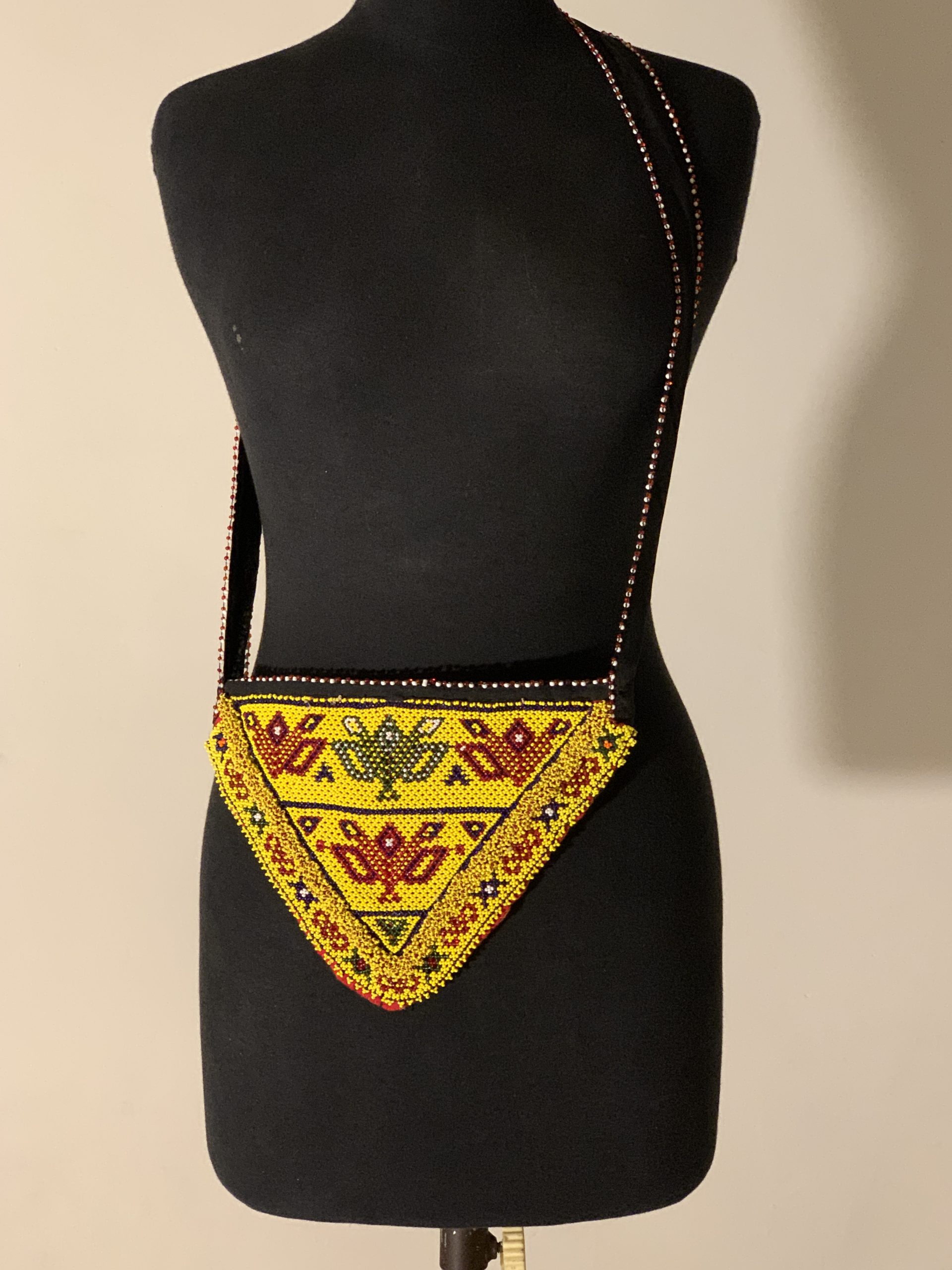 Afghan Ember Bloom II Beaded Purse - Image 2