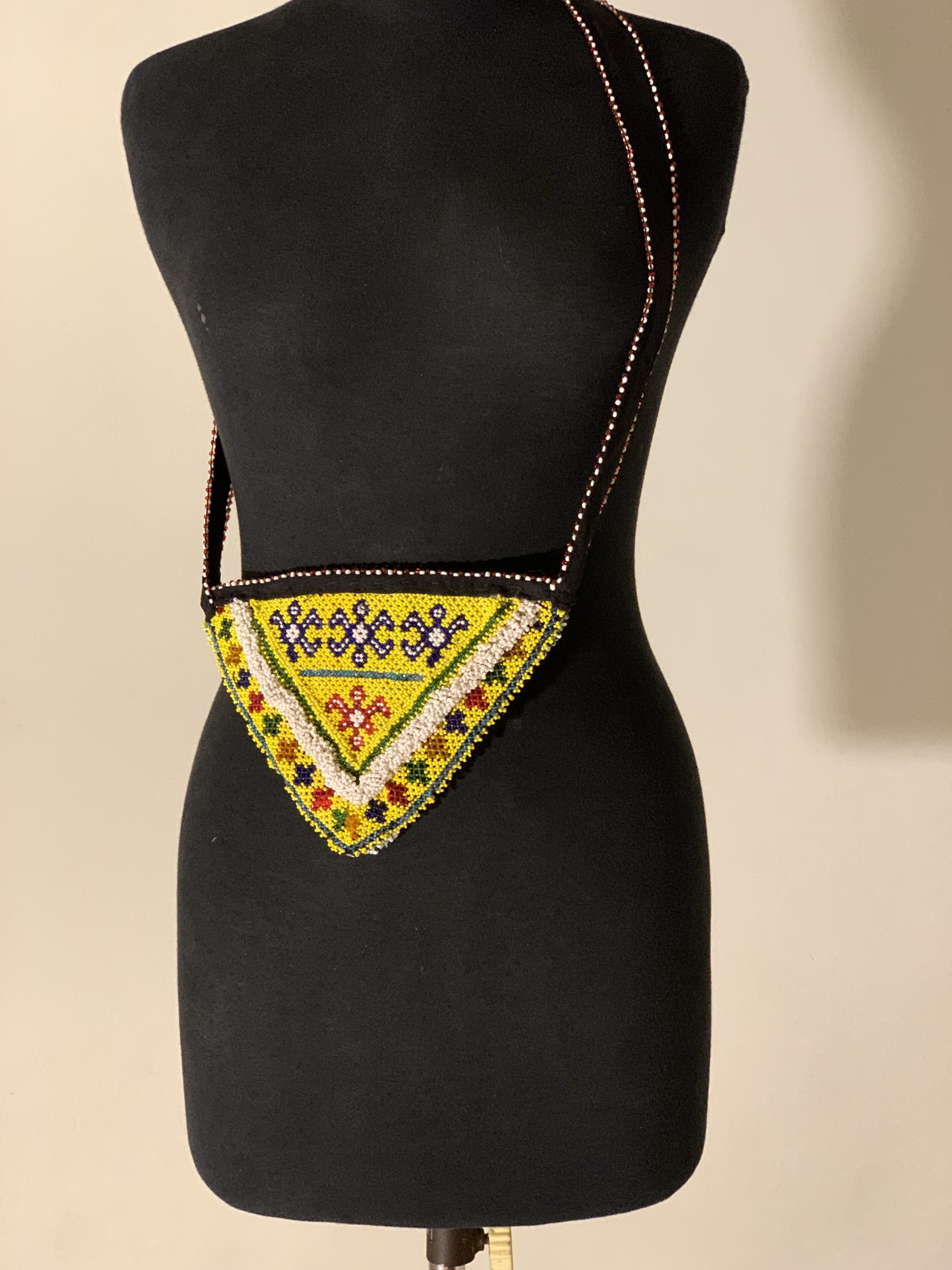 Afghan Floral Crown Beaded Purse - Image 2