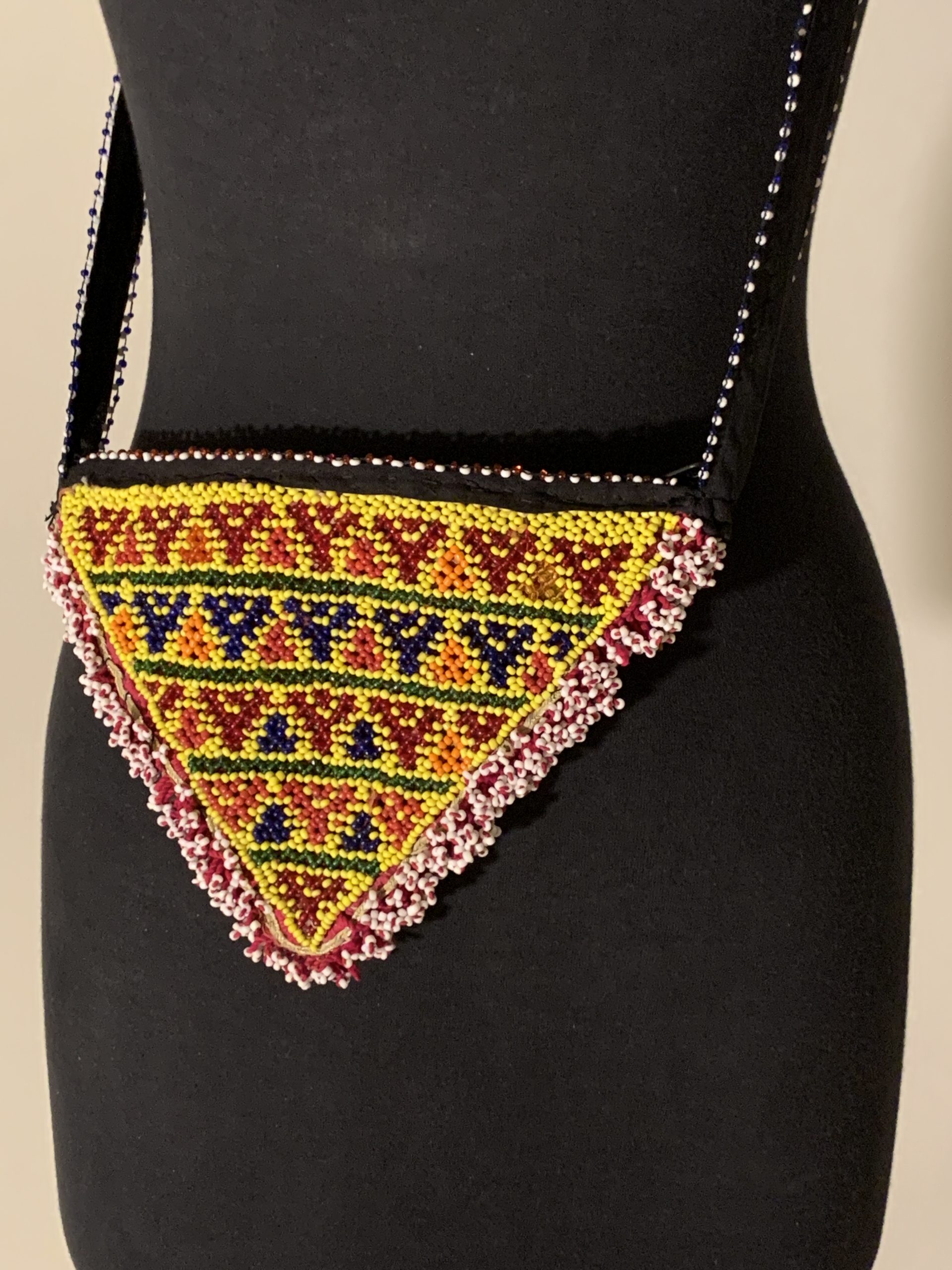 Desert Bloom Afghan Beaded Purse - Image 2