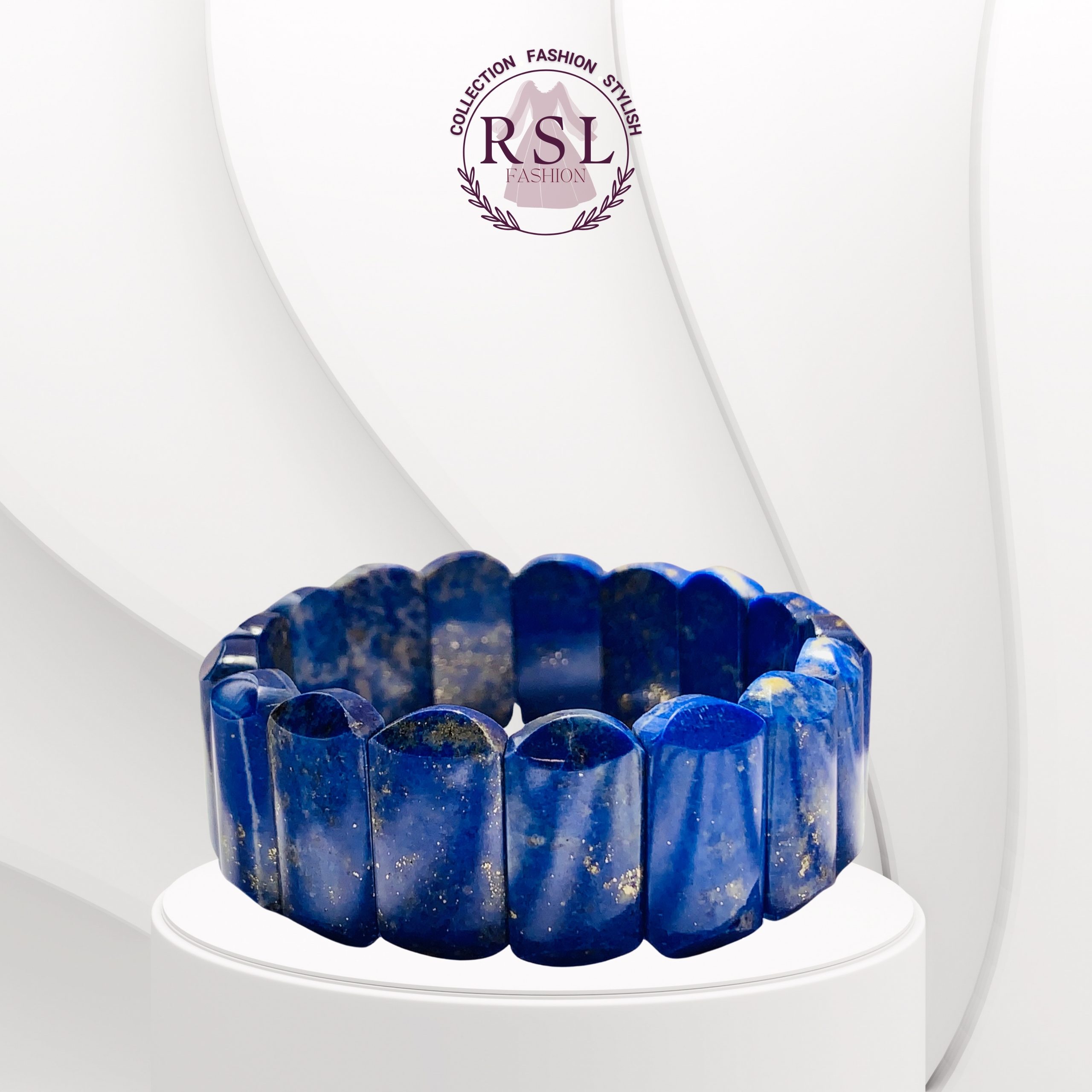 Premium Handmade Lapis Lazuli Bracelet – Real Crystal Stone Bracelet