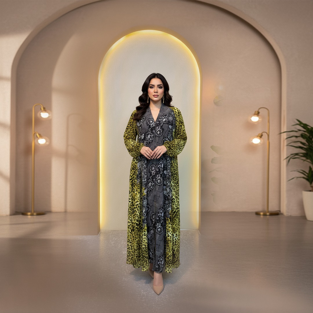 Savage Fusion – Leopard & Lace Abaya